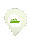 a cruise ship icon
