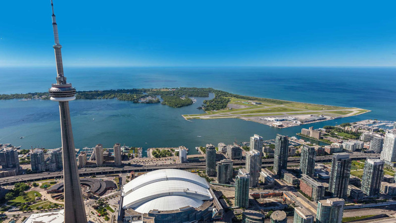 Aerial photo of Toronto